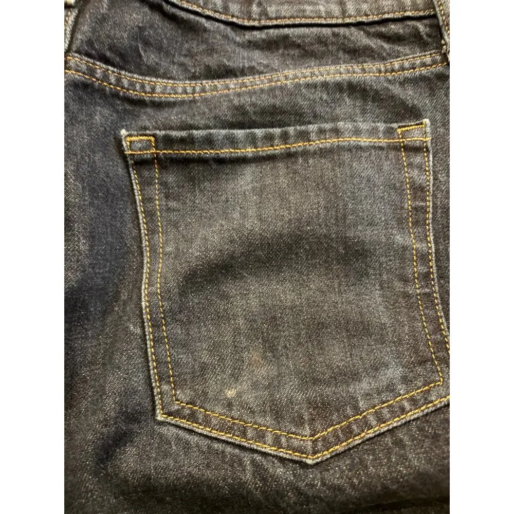 Banana Republic Jeans Women 30 Dark Wash Ultra High Rise Barrel Leg Button Fly - Picture 3 of 10